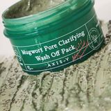 Axis-Y Mugwort Pore Clarifying Wash Off Pack - Gezichtsmasker - Groen - Bentoniet