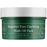 Axis-Y Mugwort Pore Clarifying Wash Off Pack - Gezichtsmasker - Groen - Bentoniet