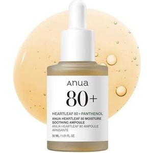 Anua - Heartleaf 80% Soothing Ampul - Gezichtsverzorging - 30ml - Houttuynia Cordata