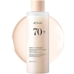 Anua - Rice 70% Glow Milky Toner - 250ml - Hydraterende en Verhelderende Toner