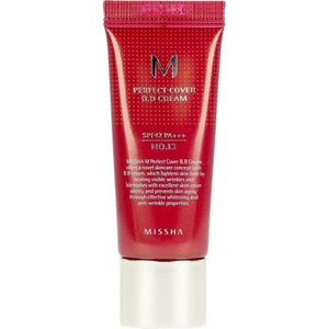Missha - Perfect Cover BB Cream - Spf42/Pa+++ - 20 Ml - 13 Bright Beige