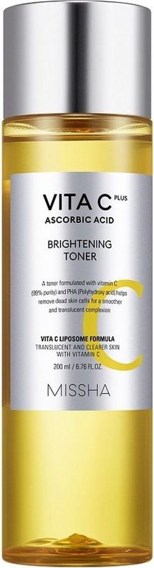 Missha - Vita C Plus Brightening Toner - 200 ml - Verhelderend