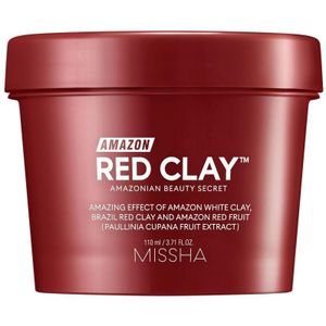 MISSHA - Amazon Red Clay Pore Mask - Haarmasker - Rood - Klei