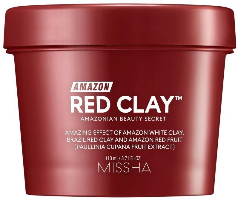 MISSHA - Amazon Red Clay Pore Mask - Haarmasker - Rood - Klei