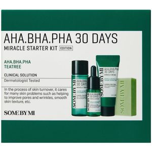 Some by Mi - AHA BHA PHA - Acne Huid Set - Reinigingszeep, Toner, Serum, Crème