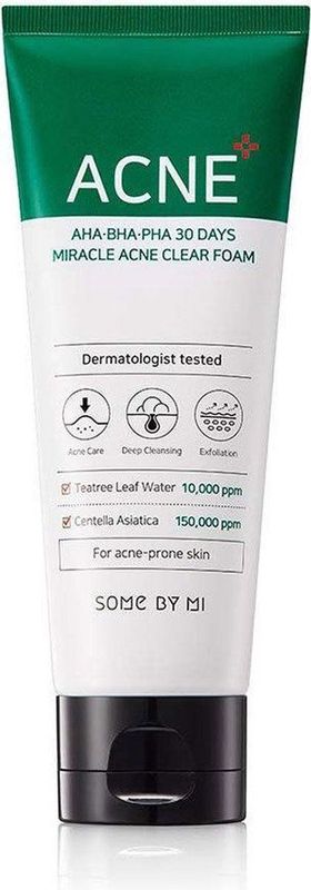 Some by Mi - AHA-BHA-PHA 30 Days Miracle Acne Clear Foam - 100 ml