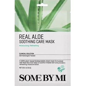 Some by Mi - Real Aloe Soothing Care Mask - Gezichtsmasker - Aloë - 25ml