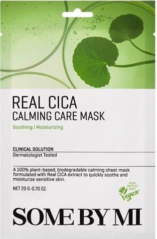 Some By Mi - Real Care Mask - Cica Calming Care Mask - 20 ml - Veganistisch