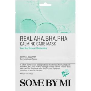 Some By Mi - Real Care Mask - Aha-Bha-Pha Calming Care - 20 ml