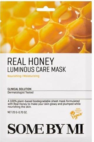 Some by Mi - Real Honey Luminous Care Mask - Gezichtsmasker - 20 g - Vegan