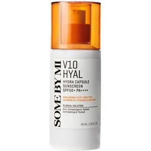 Some By Mi V10 Hyal Hydra Capsule Sunscreen beschermende crème voor de gevoelige en intolerante huid SPF 50+ 40 ml