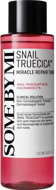 Some by Mi - Snail Truecica Miracle Repair Toner - Gezichtsreiniger - Transparant - 150ml