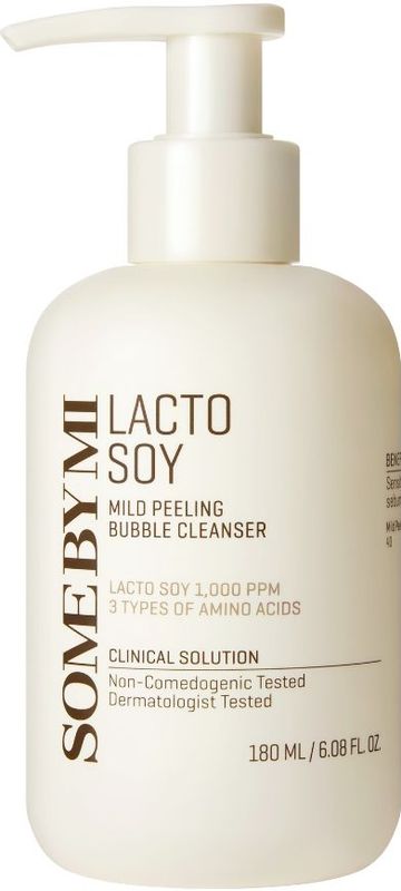 Some By Mi - Lacto Soy Mild Bubble Peeling Cleanser - Zachte Reinigingspeeling - 180 ml