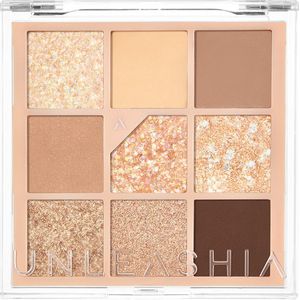 Unleashia Glitterpedia Eye Palette oogschaduw palette Tint No.2 All of Brown 6.2 g