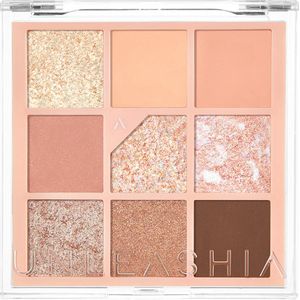 Unleashia - Glitterpedia Eye Palette - Oogschaduw - Coral Pink - 6.2 g