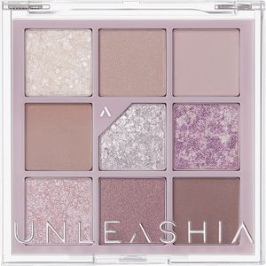UNLEASHIA - Glitterpedia - Oogschaduwpalet - 9 Kleuren - Veganistische Make-up - nr. 4 All of Lavender Fog