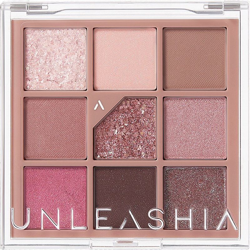 Unleashia - Glitterpedia Eye Palette - Oogschaduw - Tint No.5 All of Dusty Rose - 6.2 g