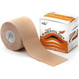 Nasara - Kinesiologie Tape - Beige - 5 meter x 5 cm