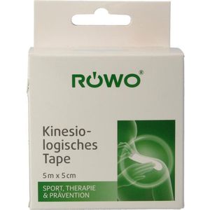 Rowo - Kinesiotape - Beige - 5cm x 5m - 100% Katoen