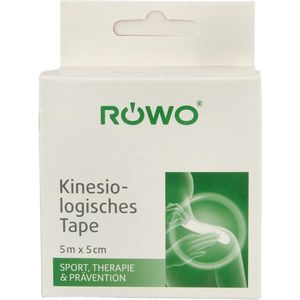 Rowo - Kinesiotape - Zwart - 5cm x 5m