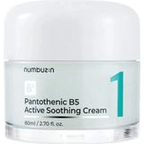 Numbuzin - No. 1 Pantothenic B5 Active Soothing Cream - Kalmerende Gezichtscrème - 80 ml
