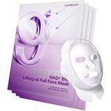 numbuzin - NAD+ BIO Lifting-sil Full Face Mask - 4 Stuks - Inclusief Lifting Band