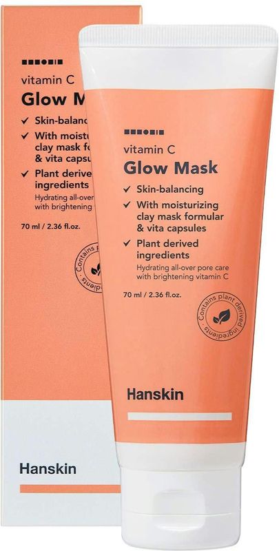 Hanskin - Vitamin C Glow Mask - Gezichtsmasker - Klei - Antioxidanten