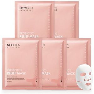 Neogen Dermalogy - Probiotics Relief Mask - 5-Pack - 125 g