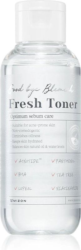 Mizon - Good Bye Blemish Fresh Toner - Gezichtstonic - 120 ml - Kalmerend