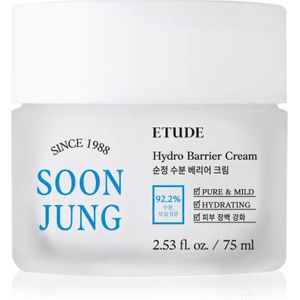ETUDE SoonJung Hydro Barrier Cream Intensief Kalmerende en Beschermende Crème voor Gevoelige en Geirriteerde Huid 75 ml