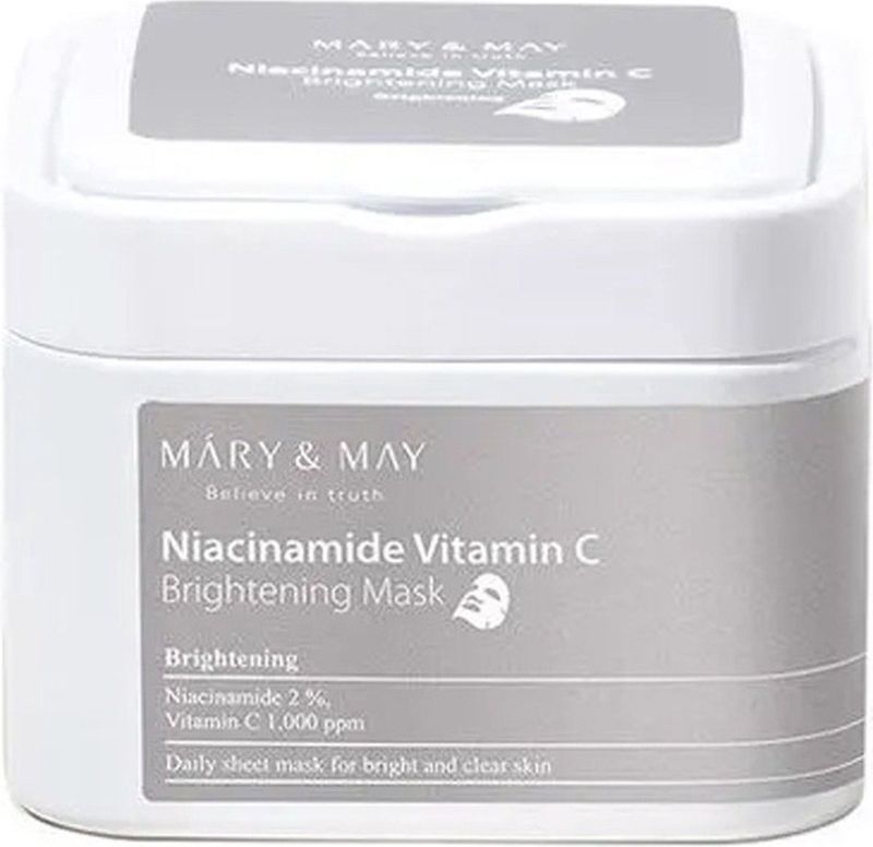 Mary&May - Niacinamide Vitamine C - Verhelderend Masker - 30 Stuks