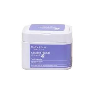 MARY & MAY Collagen Peptide Vital Mask Sheetmaskerset met Anti-Rimpel Werking 30 st