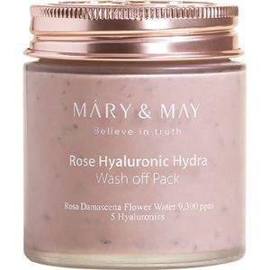 Mary & May Rose Hyaluronic Hydra Wash Off Pack 125 g [Korean Skincare]