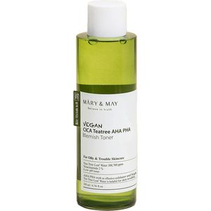 Mary&May - Vegan CICA Tea Tree AHA PHA Toner - 200 ml - Gezichtsverzorging