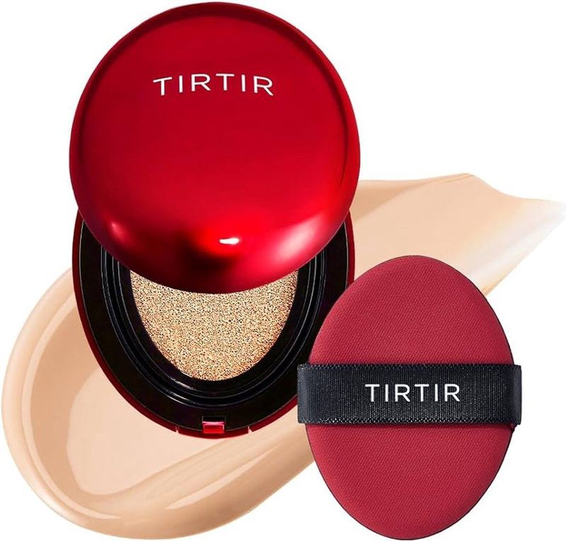 TIRTIR - Mask Fit Red Cushion - Gezichtsprimer - Rood - 18 g