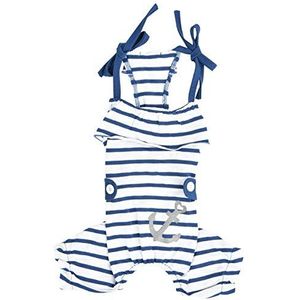Pinkaholic NAUB-OP7620-NY-L Saylor Overall met hond, L, Navy