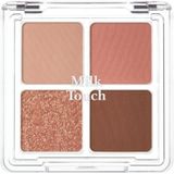 Oogschaduw Palette - Coral Mood Day - 4 Kleuren - Milk Touch