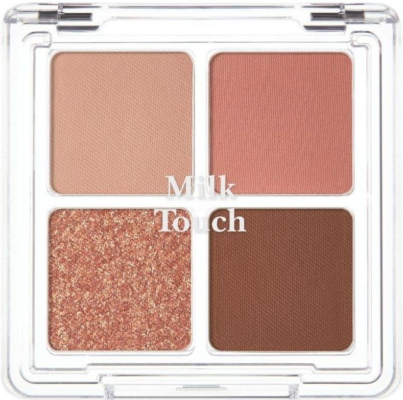 Oogschaduw Palette - Coral Mood Day - 4 Kleuren - Milk Touch