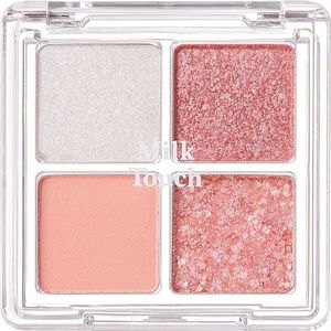 Oogschaduw Palette - Coral Mood Day - 4 Kleuren - Glitter en Basistinten