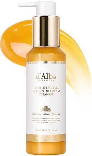d'Alba - White Truffle Return Oil Cream Cleanser - Reinigingsolie - 150 ml