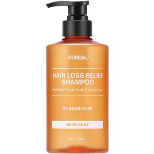 KUNDAL Beer Yeast Hair Loss Relief Shampoo - Stimulerend - Verfrissend - 500 ml