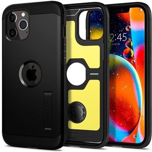 Spigen Tough Armor Backcover voor Apple iPhone 12 (Pro) - Zwart