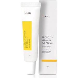 iUNIK Propolis Vitamin Eye Cream. Hydrating, brightening, anti-aging eye-care.