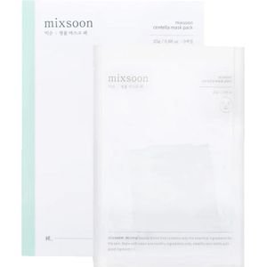 mixsoon Centella kalmerende sheet mask voor Herstel van de Huidbarriere 5x25 gr