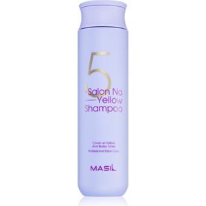 Masil - 5 Salon No Yellow Shampoo - 300 ml - Haarverzorging - Neutraliseert Gele Tint