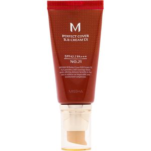 Missha Perfect Cover BB Cream SPF 42 PA+++  NO.21 Light Beige  BB cream