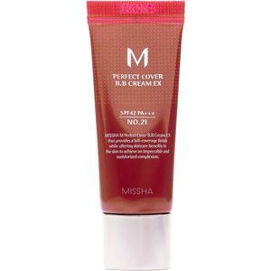 Missha Perfect Cover BB Cream SPF 42 PA+++  NO.21 Light Beige  BB cream