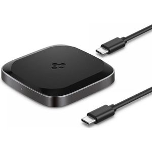 Spigen ArcField PF2004 15W Draadloze Oplader met USB-C Kabel 2M Zwart