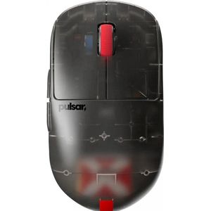 Pulsar X2-H High Hump Clear Black Limited Edition - Bedraad & draadloos - PAW3395 - 26000 DPI
