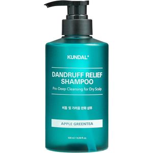KUNDAL - Dandruff Relief Shampoo - Apple Green Tea - 500 ml